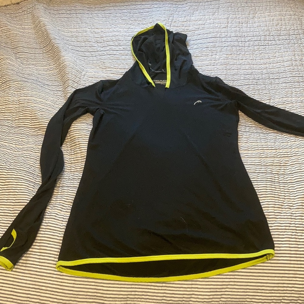 Head long sleeve thermal with hood